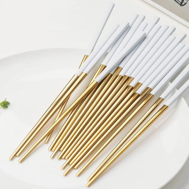 Luxe™ White Chopsticks Set - Ivy and Wilde – Art Leylona