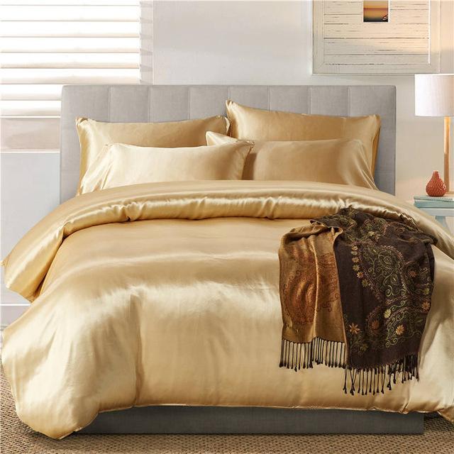 Silk – - Art Gold Leylona Nordic Set Bedding