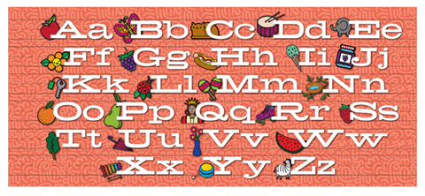 Coloring Banners Mixed - Alphabet