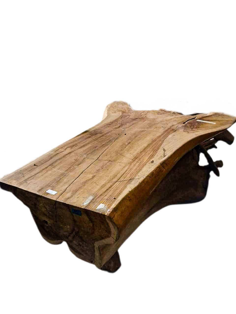 Live Edge Reclaimed Teak Wood Root Table